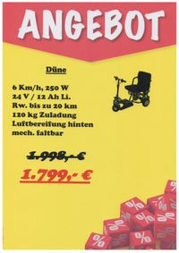 Angebot D&uuml;ne